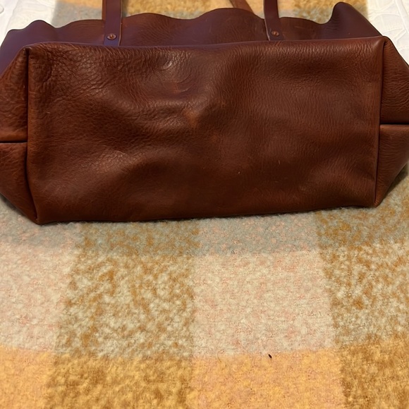 Goforthgoods "Avery" Tote, Large, Saddle - Picture 11 of 12